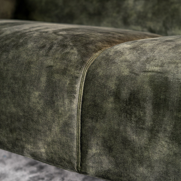 Samt Sofa Vegas 2,5-Sitzer grün