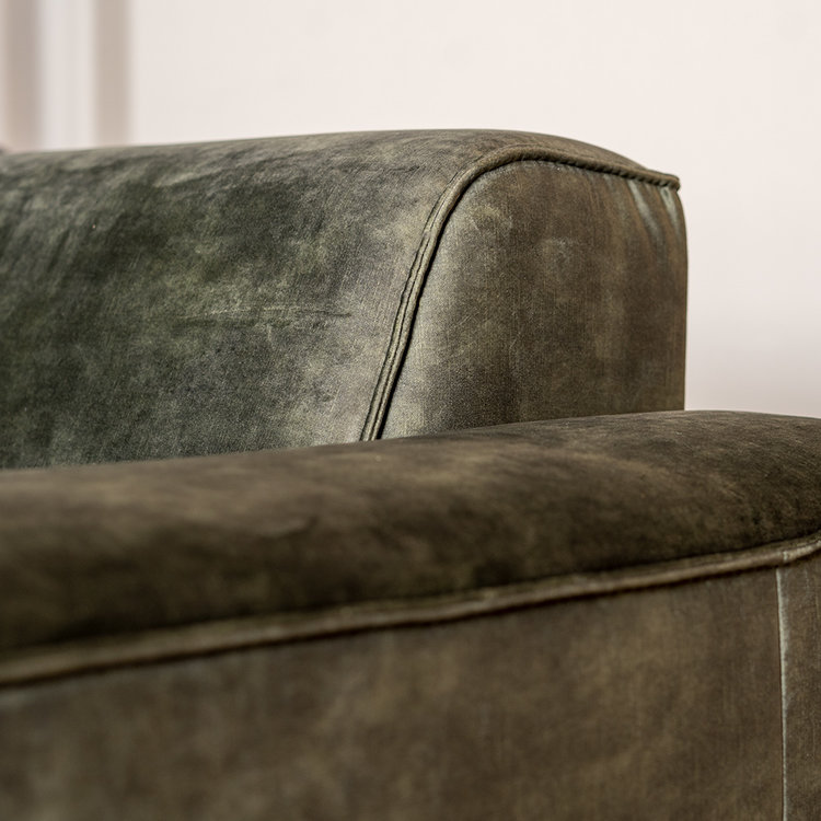 Samt Sofa Vegas 2,5-Sitzer grün