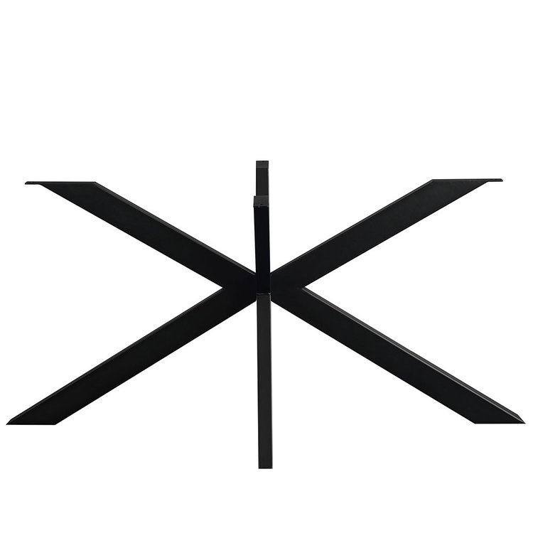 Tischgestell Mads Metall schwarz 150 x 75 cm