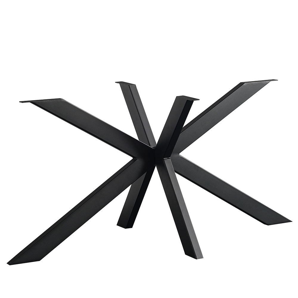 Tischgestell Mads Metall schwarz 150 x 75 cm