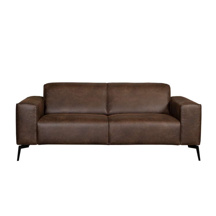 Leder Sofa Vegas 2,5-Sitzer braun