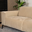 Samt Sofa Vegas 2,5-Sitzer beige