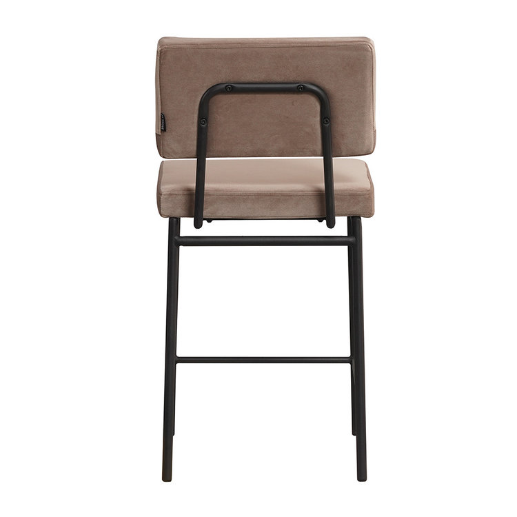 Barhocker Espen Samt taupe 64 - 77 cm
