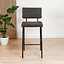 Barhocker Espen Eco-Leder anthrazit 64 - 77 cm