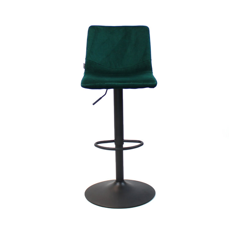 Barhocker Samt Frenkie 60 - 76 cm grün