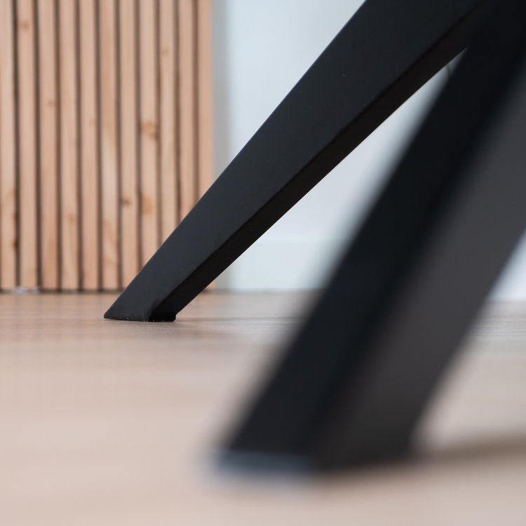 Tischgestell Torben Metall schwarz 180 x 80 cm