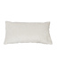 Stoff Kissen Myles weiß 25x45 cm