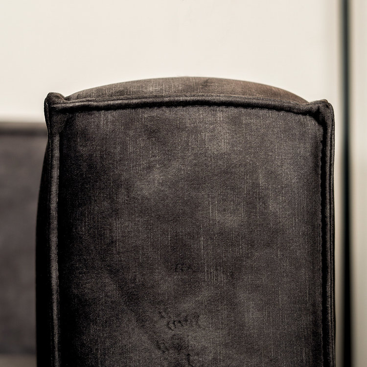 Samt Sofa Memphis 3-Sitzer anthrazit