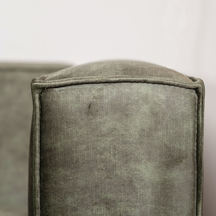 Samt Sofa Memphis 3-Sitzer grün