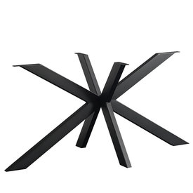 Tischgestell Mads Metall schwarz 180 x 95 cm