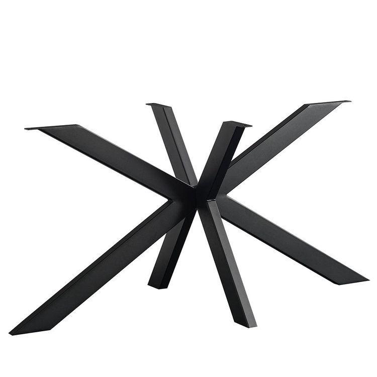 Tischgestell Mads Metall schwarz 180 x 95 cm