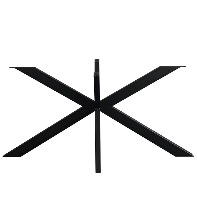 Tischgestell Mads Metall schwarz 180 x 95 cm