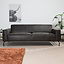 Kansas 3-Sitzer Sofa Eco-Leder anthrazit