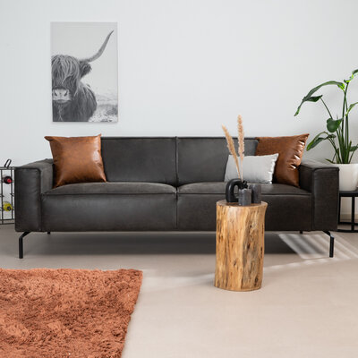 Kansas 3 Sitzer Sofa Eco Leder