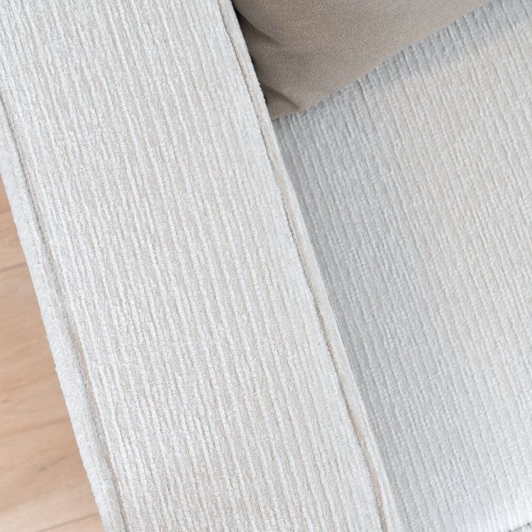 Sofa 3-Sitzer Kansas Stoff off white