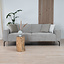 Sofa 3-Sitzer Kansas Stoff taupe