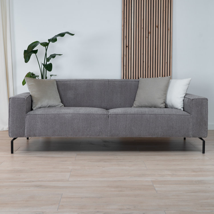 Chenille Sofa Kansas 3-Sitzer taupe