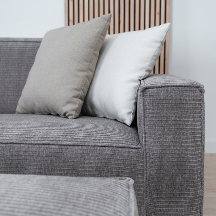 Chenille Sofa Kansas 3-Sitzer taupe