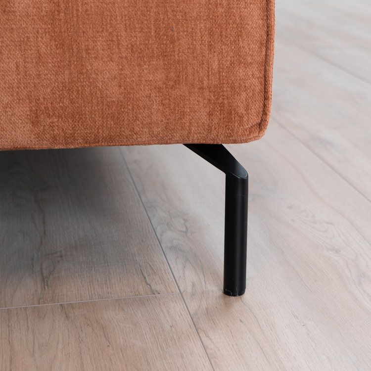 Sofa 3-Sitzer Kansas Stoff terracotta