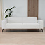 Sofa 3-Sitzer Kansas Stoff beige