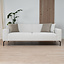 Sofa 3-Sitzer Kansas Stoff beige