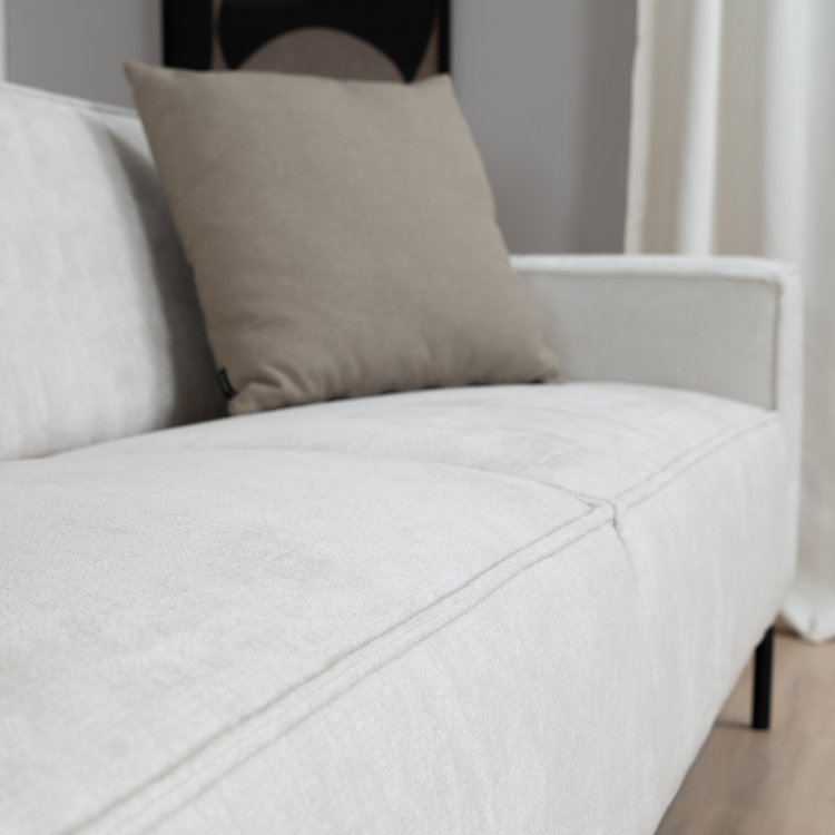 Sofa 3-Sitzer Kansas Stoff beige