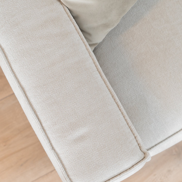 Sofa 3-Sitzer Kansas Stoff beige