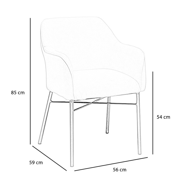 Esszimmerstuhl Vanja Beige