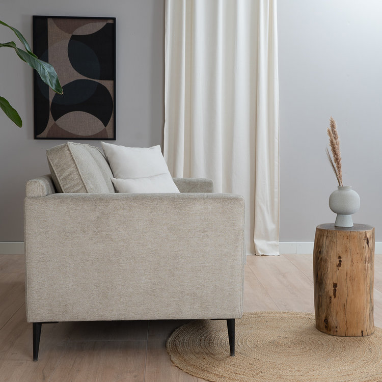 Sofa 2-Sitzer Orlando Stoff taupe