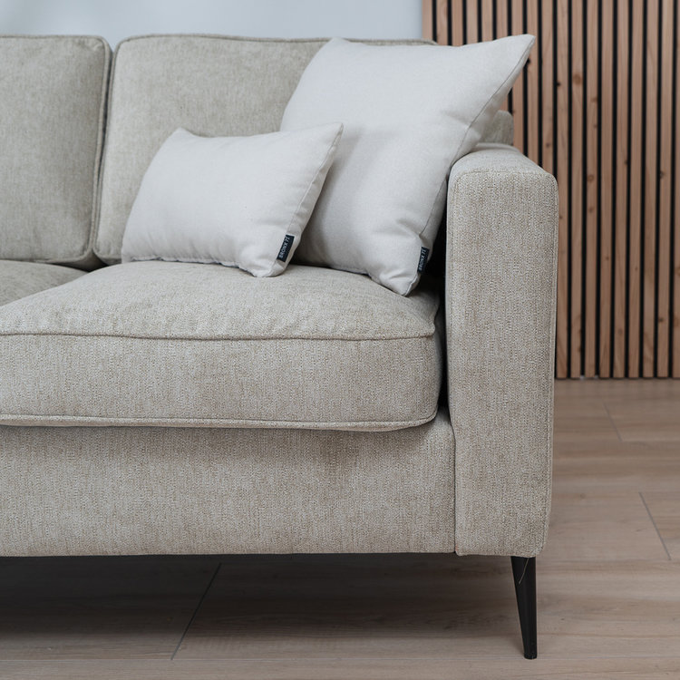 Sofa 2-Sitzer Orlando Stoff taupe