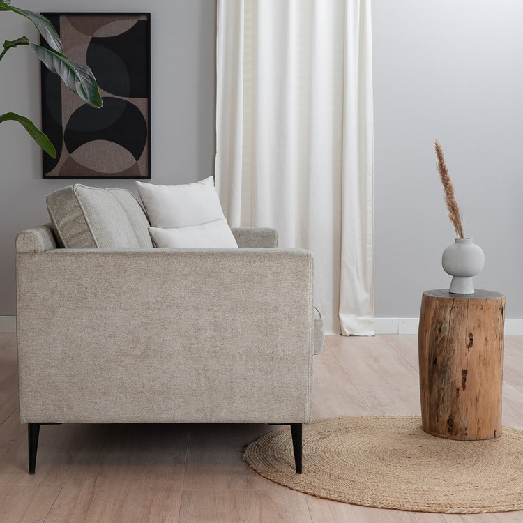 Sofa 3-Sitzer Orlando Stoff taupe