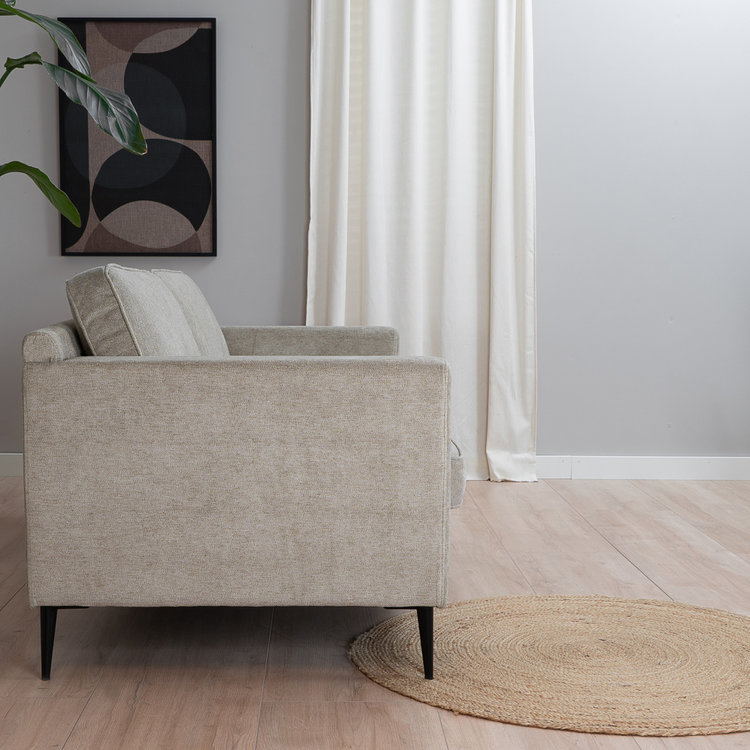 Sofa 3-Sitzer Orlando Stoff taupe