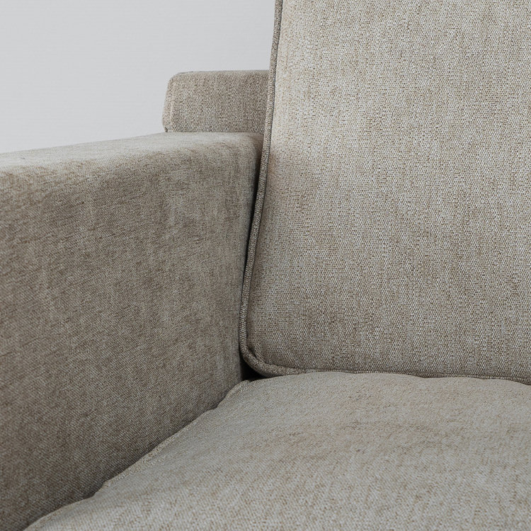Sofa 3-Sitzer Orlando Stoff taupe