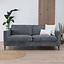 Sofa 3-Sitzer Orlando Stoff anthrazit