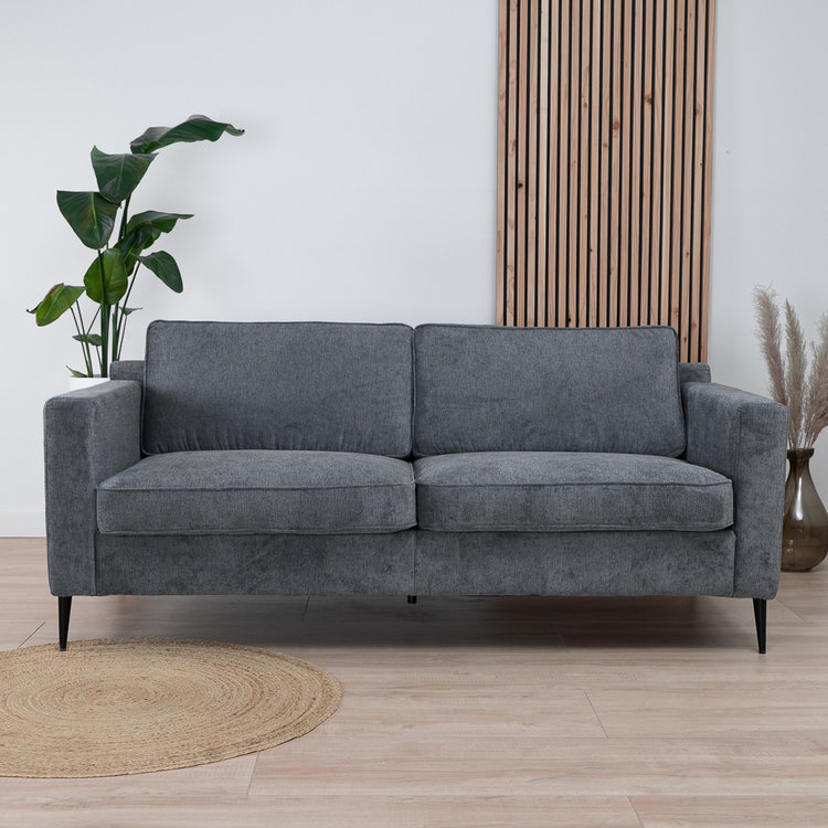Sofa 3-Sitzer Orlando Stoff anthrazit
