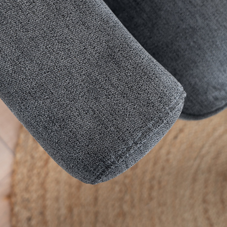 Sofa 3-Sitzer Orlando Stoff anthrazit