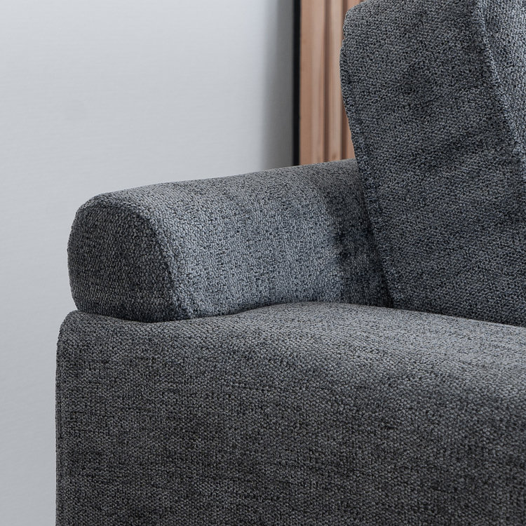 Sofa 3-Sitzer Orlando Stoff anthrazit