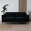 Sofa 3-Sitzer Orlando Stoff schwarz