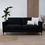 Sofa 3-Sitzer Orlando Stoff schwarz