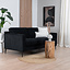 Sofa 3-Sitzer Orlando Stoff schwarz