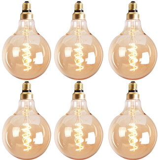 Leuchtmittel LED Ø 9,5 cm gold (6er Set)