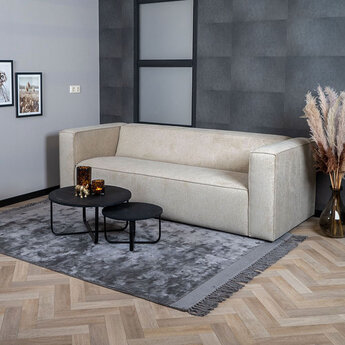 Sofa Memphis 3-Sitzer Stoff taupe