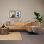 Ecksofa Kansas Leder beige rechts