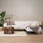 Ecksofa Kansas Stoff off white rechts