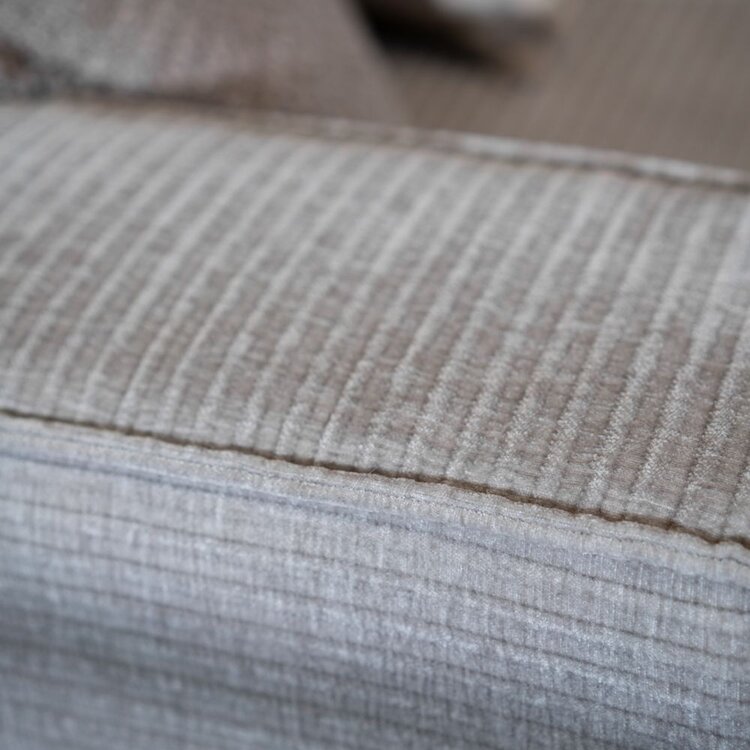 Ecksofa Kansas Chenille hellgrau rechts