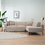 Ecksofa Kansas Stoff taupe rechts