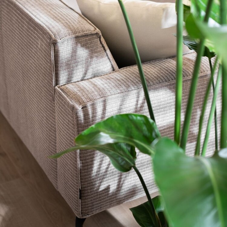 Ecksofa Kansas Chenille taupe rechts