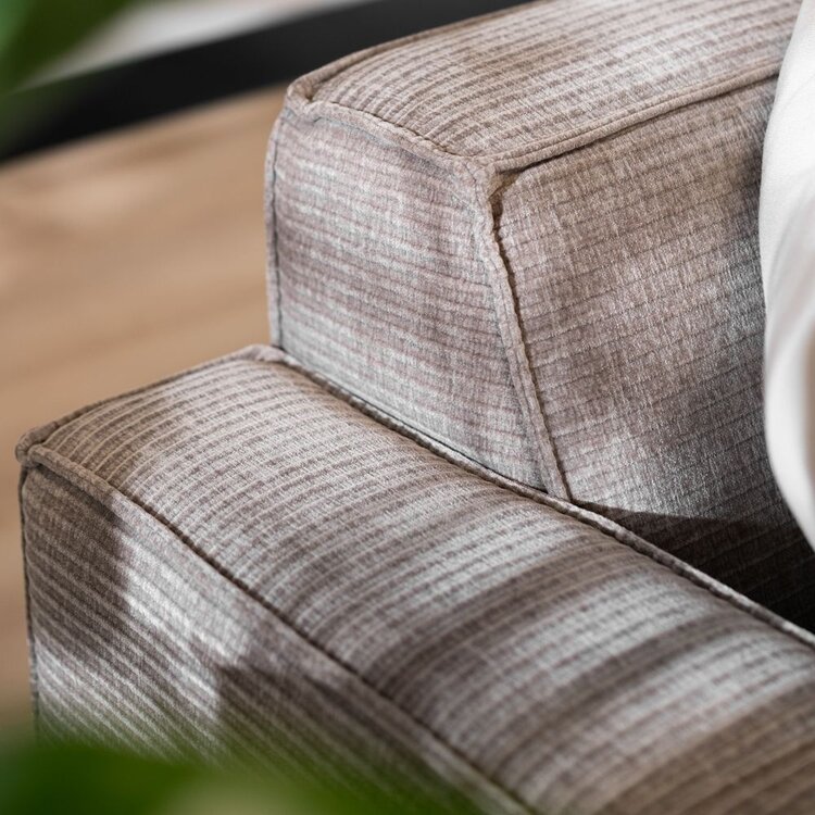 Ecksofa Kansas Chenille taupe rechts