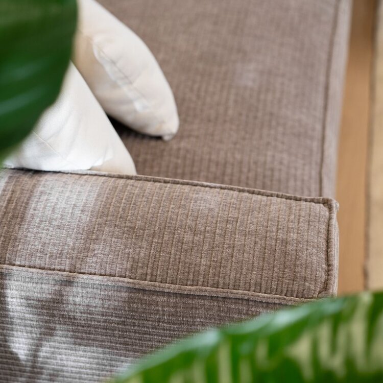 Ecksofa Kansas Chenille taupe rechts