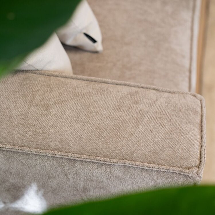 Ecksofa Kansas Stoff taupe rechts